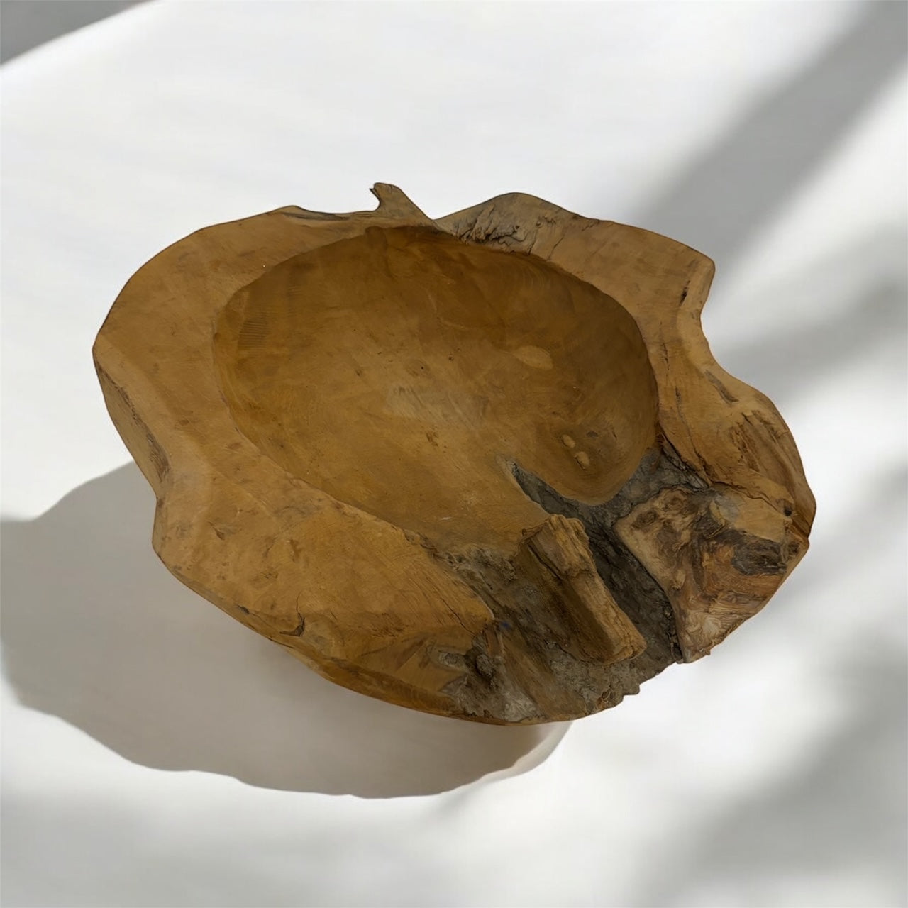 Teakholzschale groß 40 cm