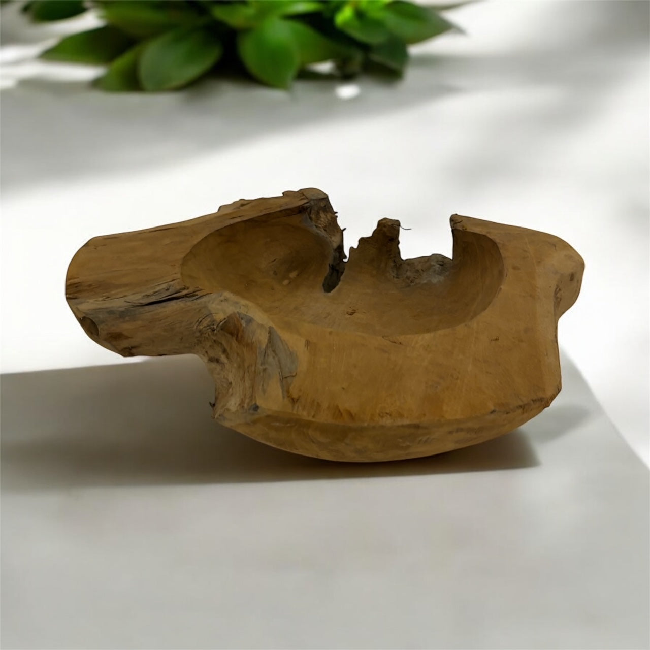 Teakholzschale groß 40 cm