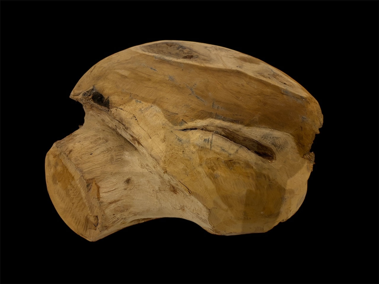 Teakholzschale groß 40 cm