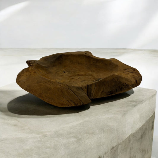 Teakholzschale groß 40 cm
