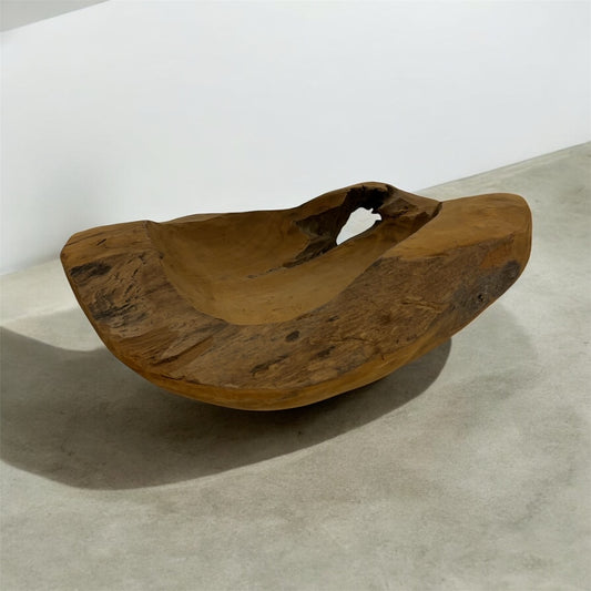 Teakholzschale groß 40 cm