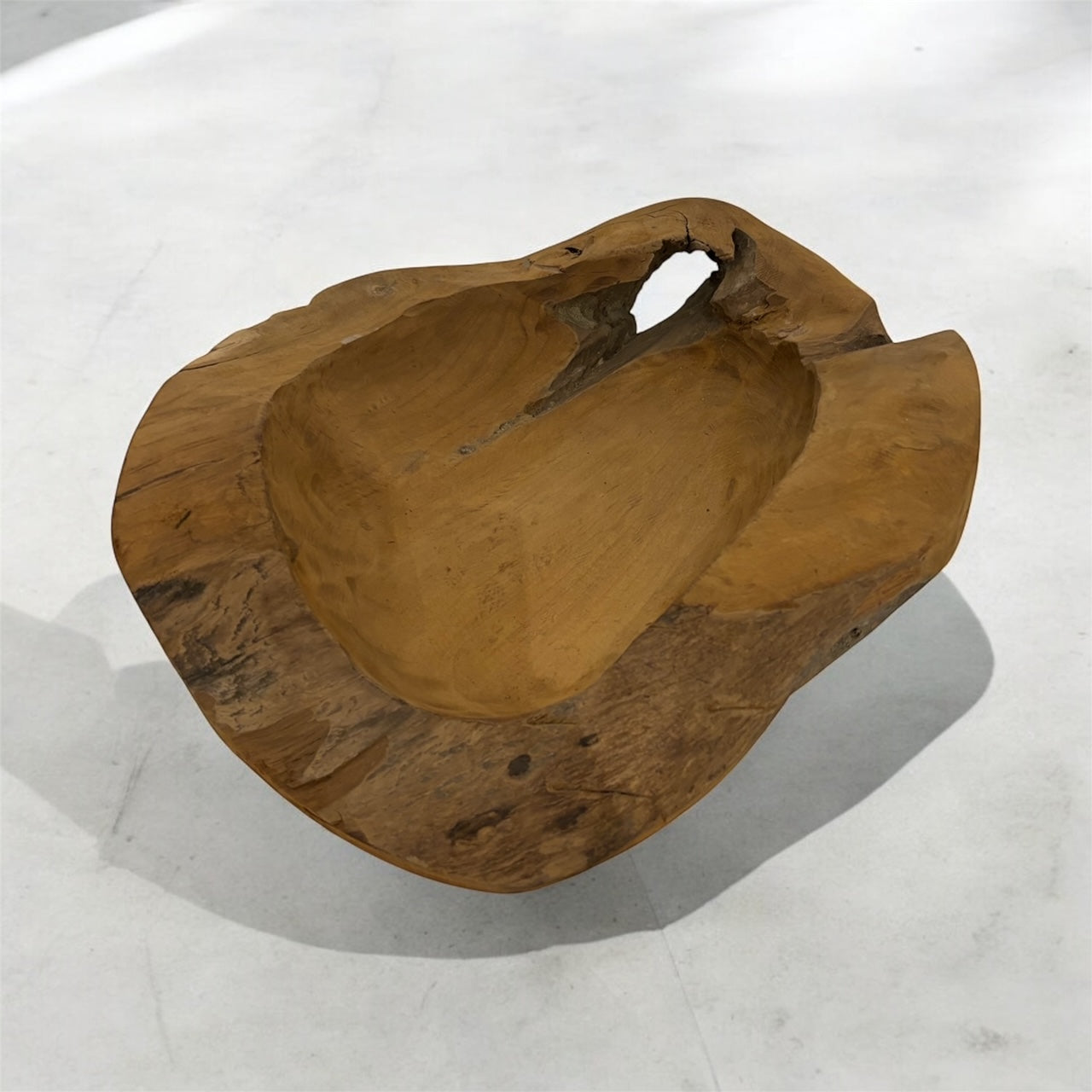 Teakholzschale groß 40 cm