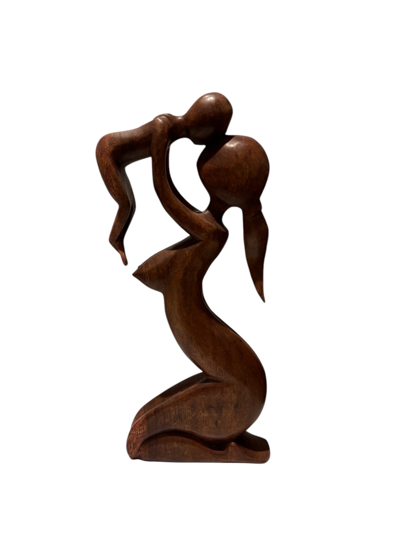 die Liebenden  abstrakte Figur Suar Eiche Mutter mit Kind