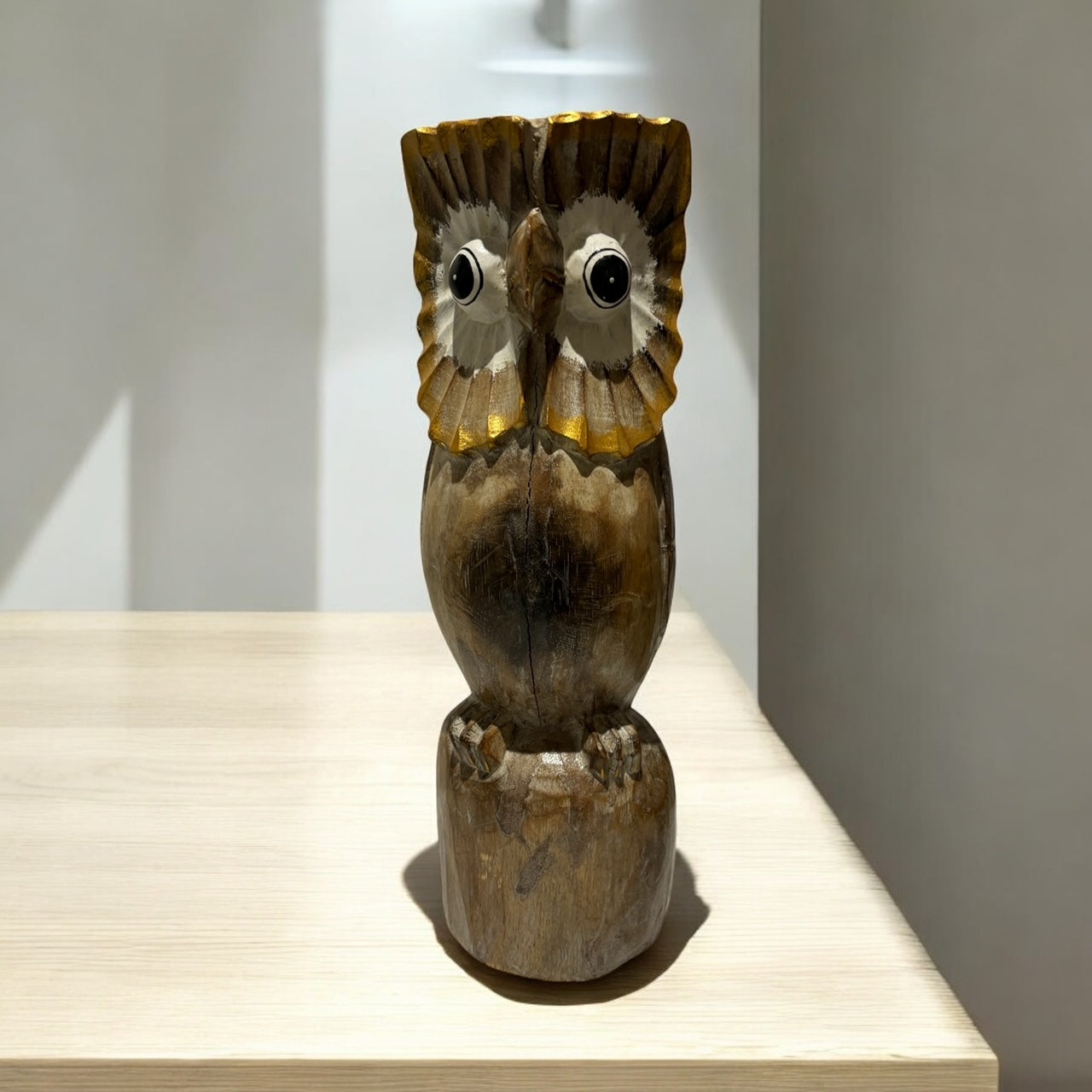Balesi Holz Figur Eule 40 cm
