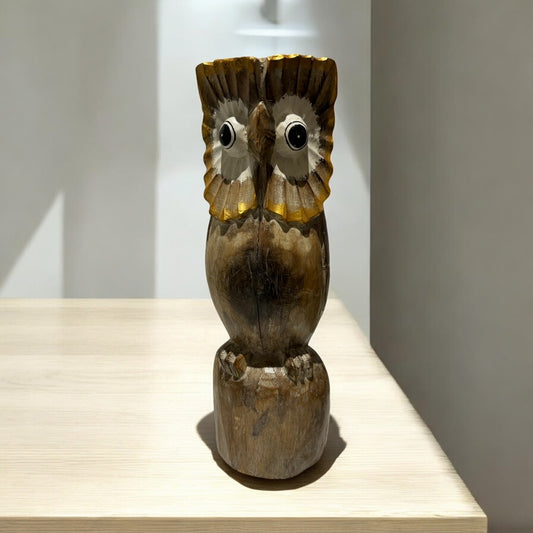 Balesi Holz Figur Eule 40 cm